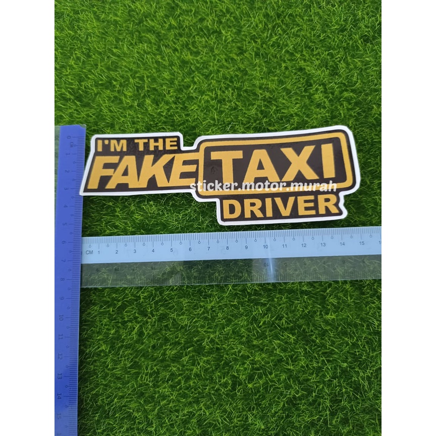 STICKER MINI I'M THE FAKE TAXI DRIVER , ESR , ROLLING STONE , RAYS ...