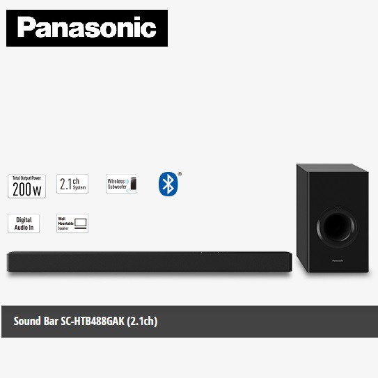 Panasonic store soundbar 200w