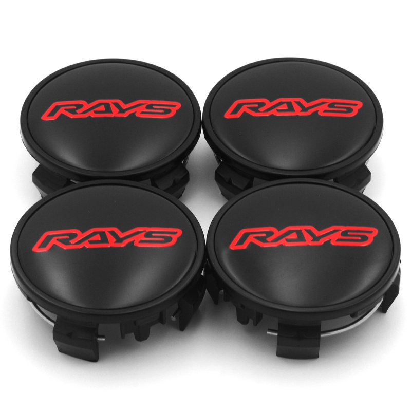 4x 62mm / 56mm Rays Nabendeckel Felgendeckel Radkappen