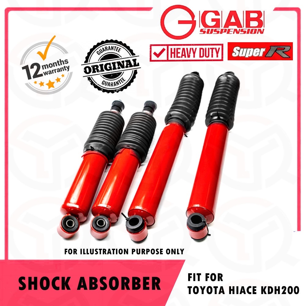 (RED) TOYOTA HIACE KDH200 GAB SUPER R PREMIER SPORT ABSORBER (HEAVY ...