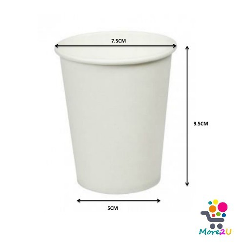 [50 pcs] Paper Cup 9 oz & 7 oz. Disposable Paper Drinking Cup / Plain ...