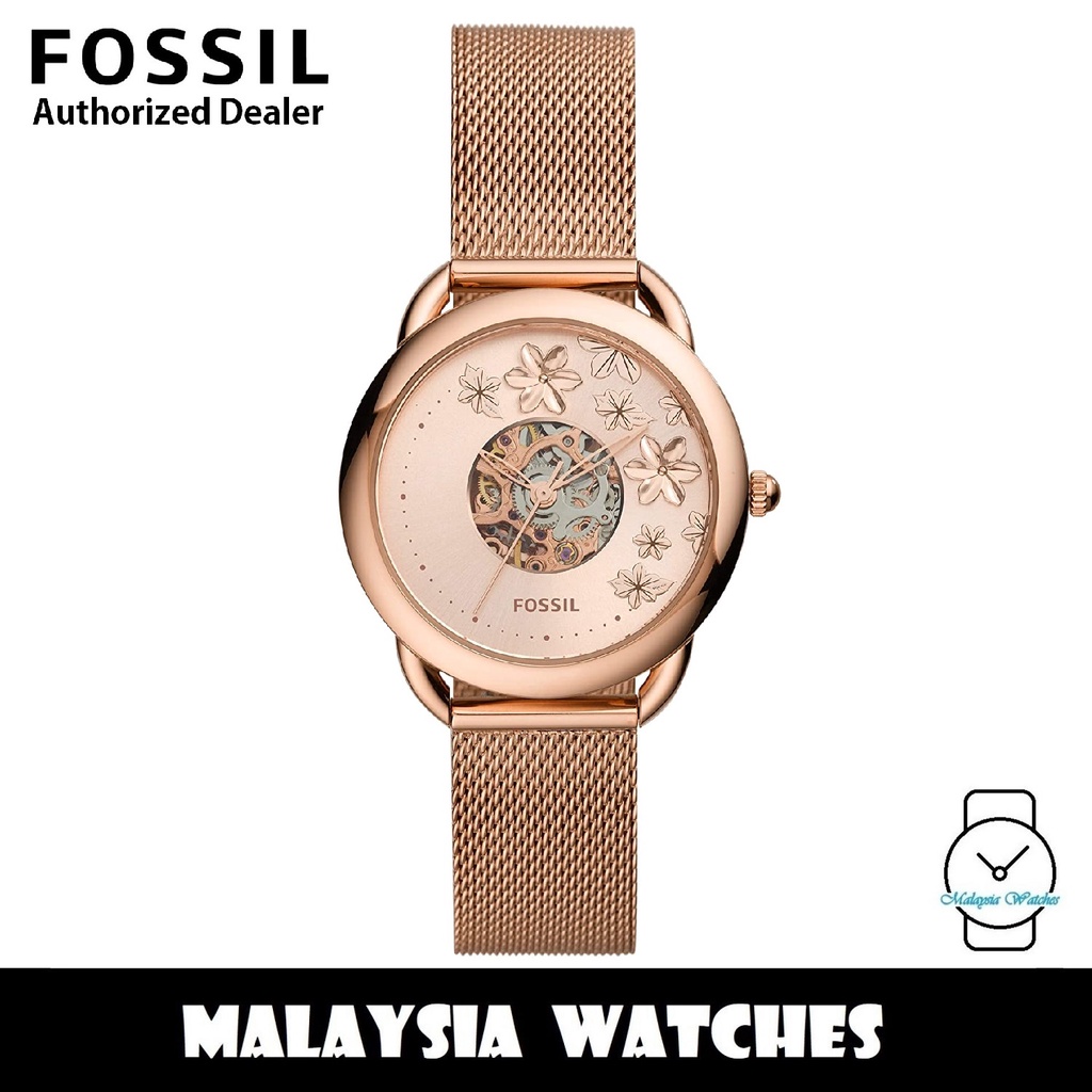 Fossil rose gold top automatic watch