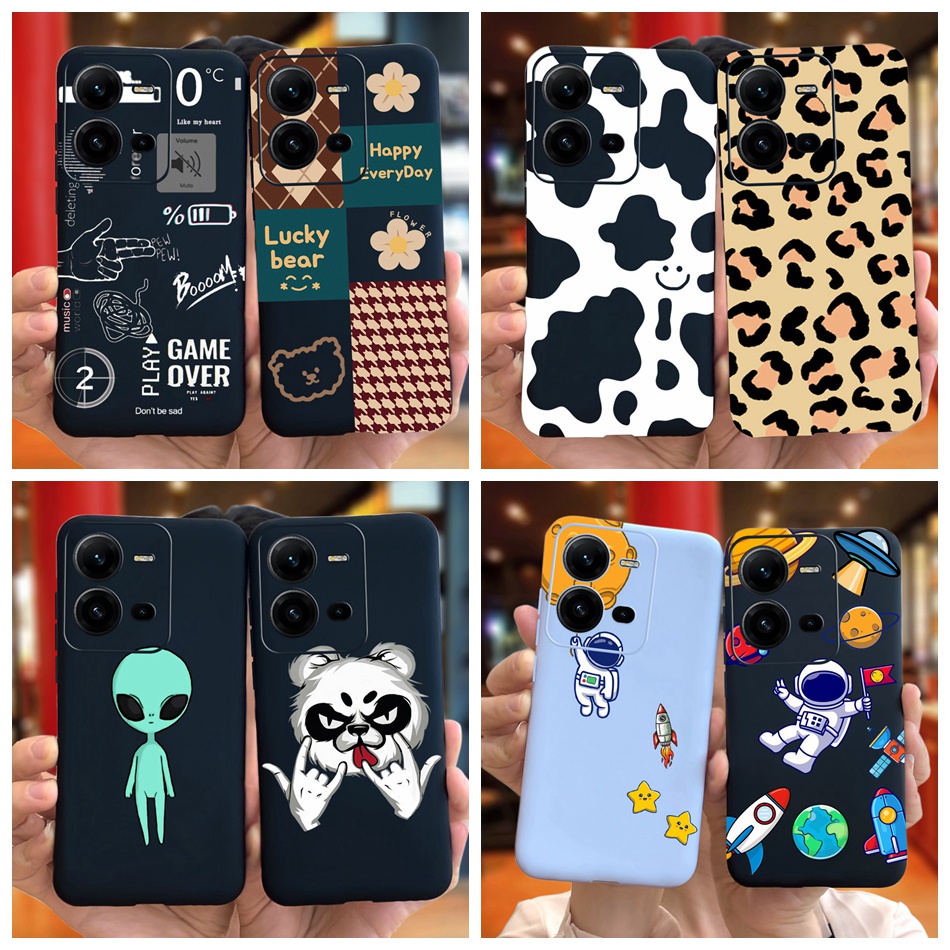 BORYA Cover per Vivo Y35 4G, Transparent Morbida Silicone TPU Bumper
