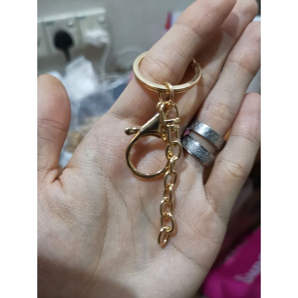 [READY STOCK] DIY Key Rings Keychain with Ring Gold | Shopee Malaysia