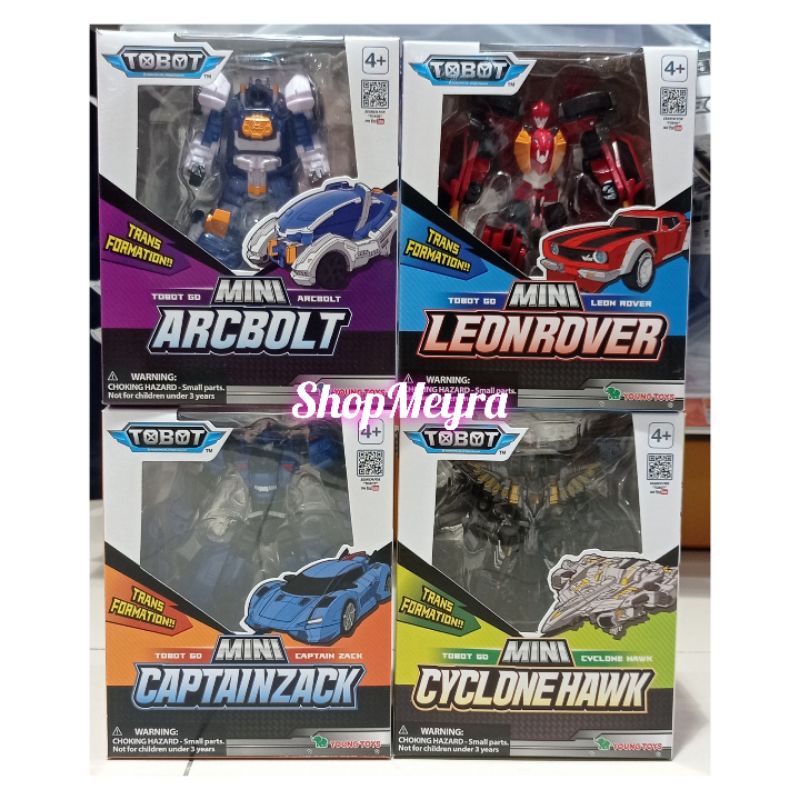 Tobot GD Galaxy Detectives Mini Leon Rover Arc Bolt Cyclone Hawk 