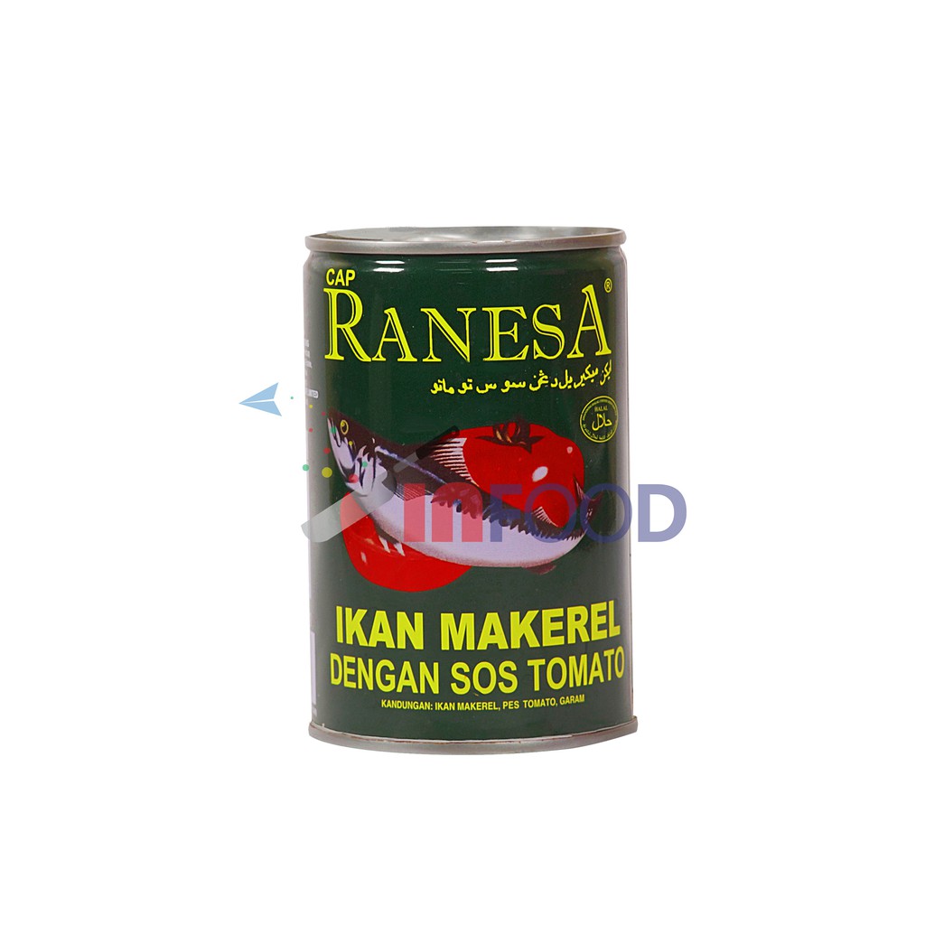 Ranesa Brand Mackerel In Tomato Sauce / Ikan Makerel Dengan Sos Tomato ...