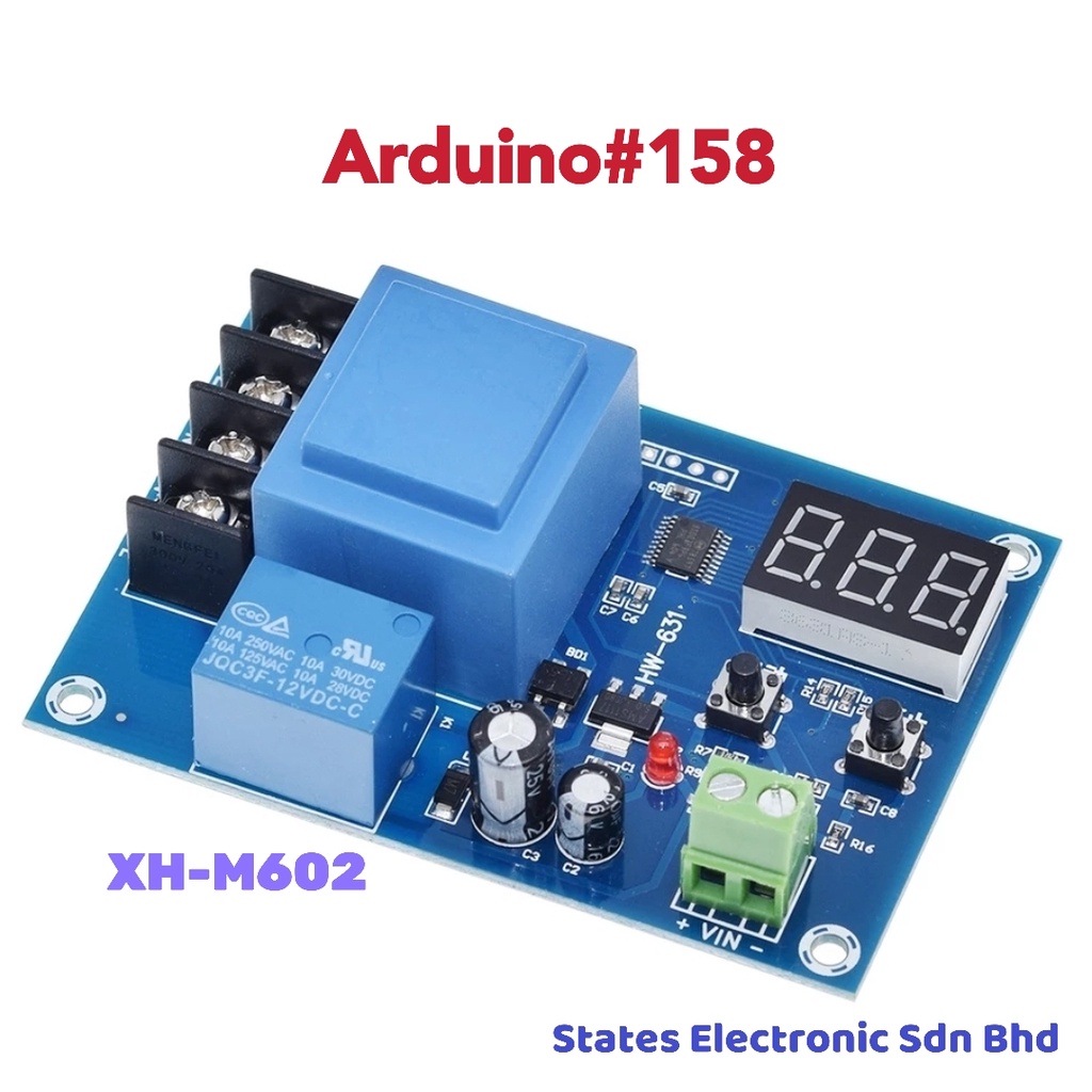 Arduino#158 XH-M602 Digital Control Lithium Battery Charging Control ...