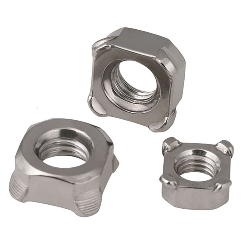 Square Welding Weld Nuts 304 A2 Stainless Steel Weldnuts M4 M5 M6 M8
