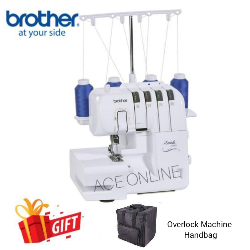 Brother 2104D Overlocker Sewing Machine Free Overlock Machine Handbag