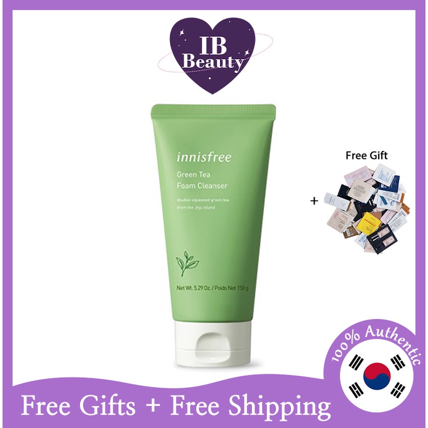 [innisfree] Green Tea Foam Cleanser 150g Shopee Malaysia