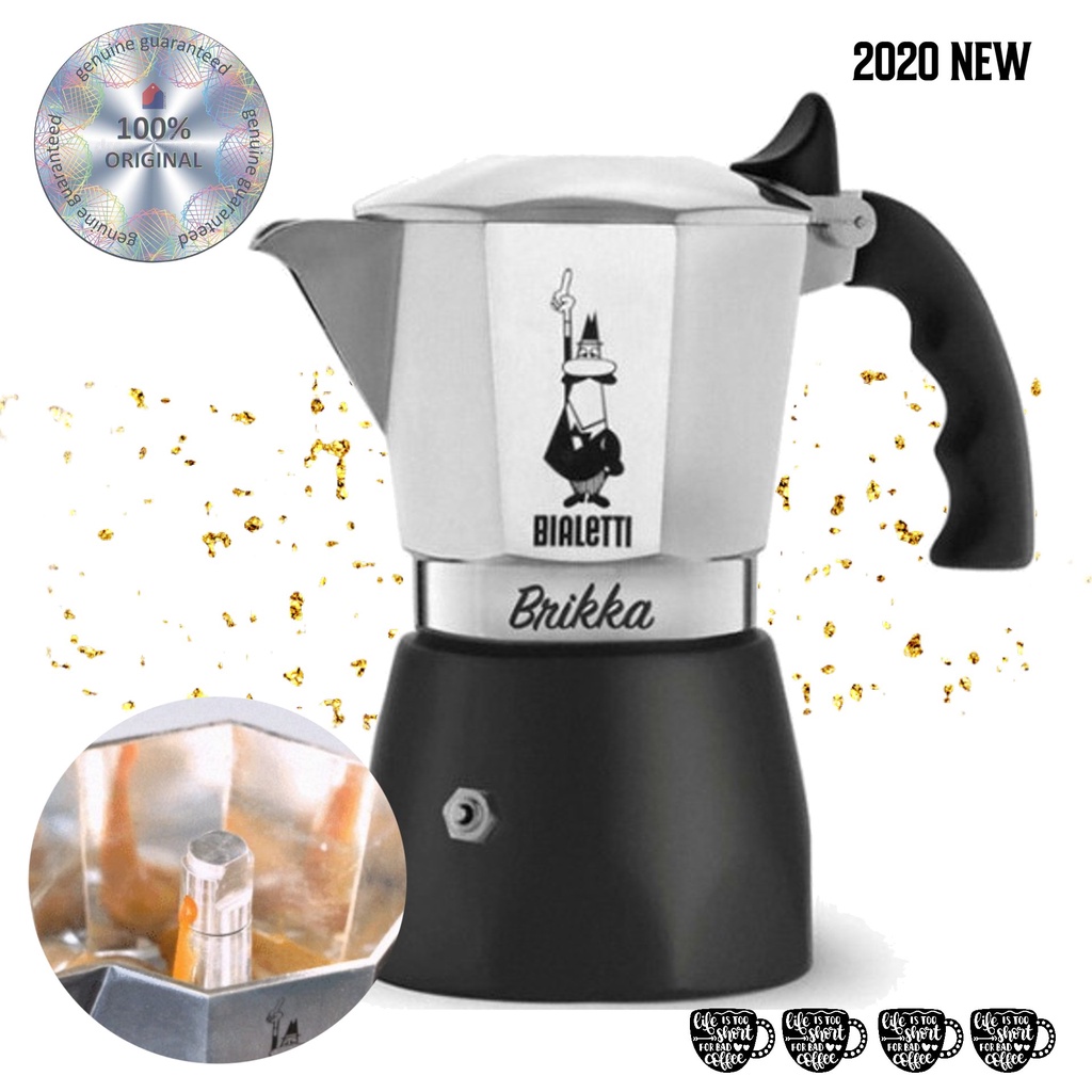 Bialetti Brikka: The only pot that brews rich espresso coffee with crema