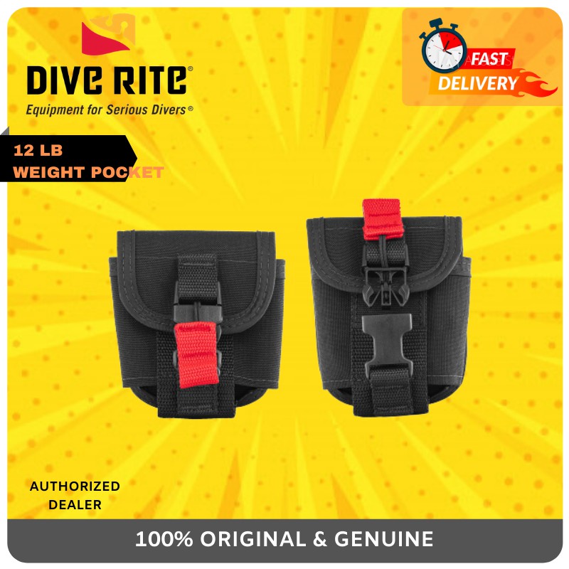 🔥100% ORIGINAL🔥 DIVE RITE 12 LB QR Weight Pocket Set | Shopee Malaysia