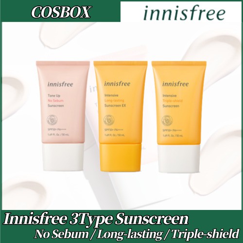 [Innisfree] Tone Up No Sebum / Intensive Longlasting / Intensive