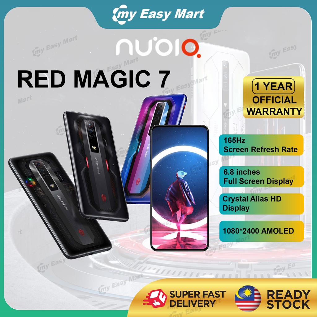 Nubia Red Magic 7 165Hz Gaming Phone with 6.8 Screen and 64MP Camera,5G  Android Smartphone with Snapdragon 8 Gen 1 and 4500mAh Battery Factory  Unlocked Cell Phone - FUSION ELECTRONIX