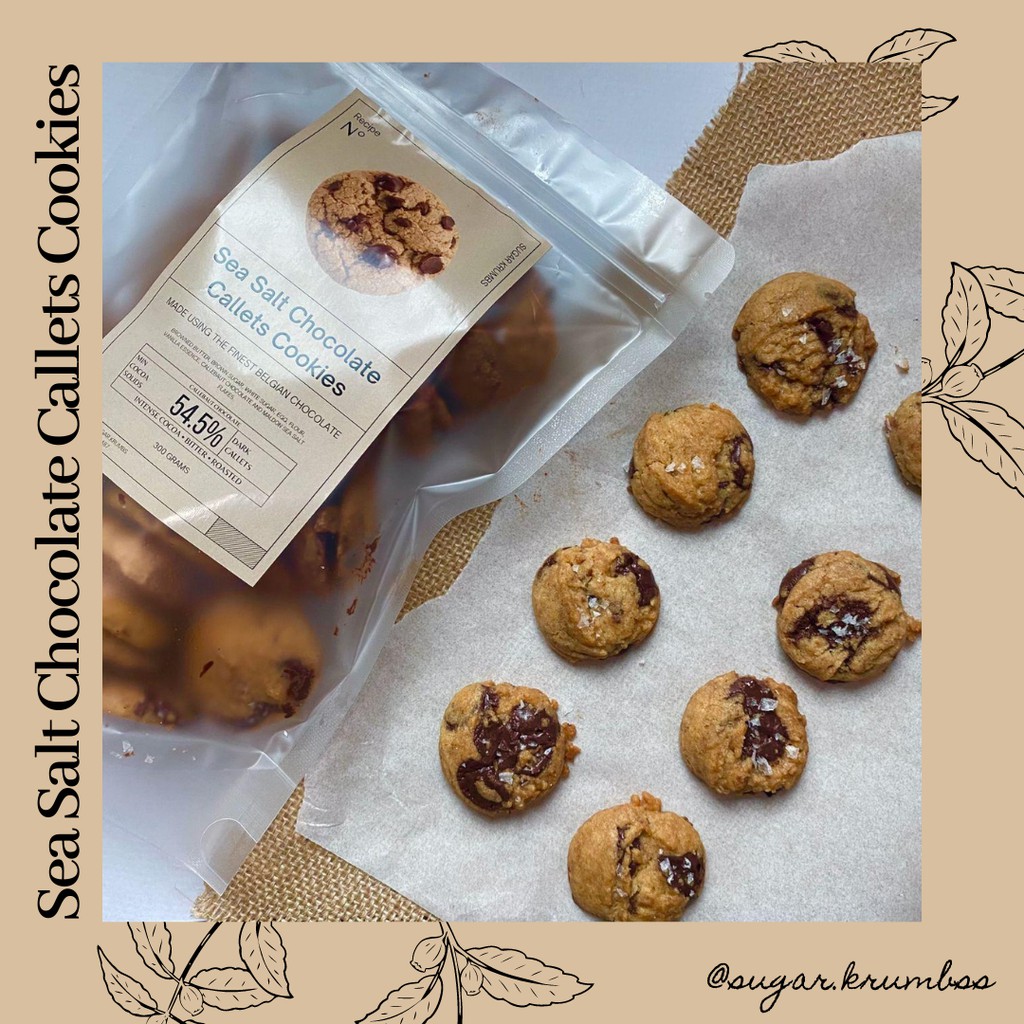 CALLEBAUT Sea Salt Chocolate Callets Cookies (200 grams / 300 grams) Shopee Malaysia