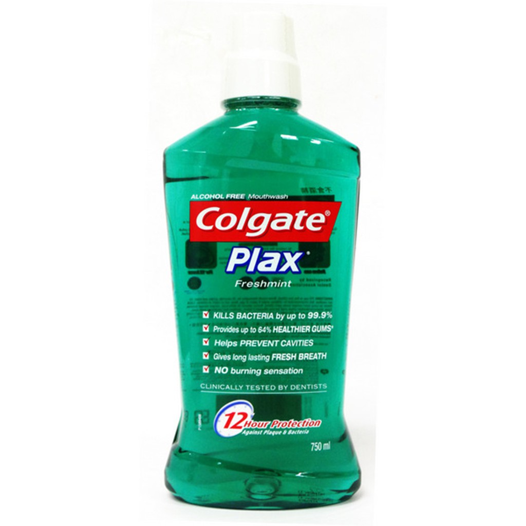 Colgate Plax Mouthwash Fresh Mint (750ml) Shopee Malaysia