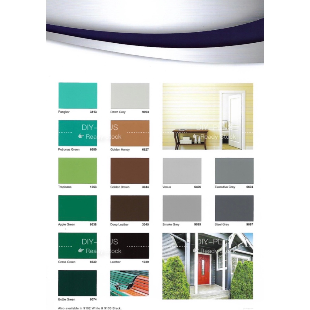 🔥ZINXER ZINGLOSS High Gloss Paint 5L for Metal / Wood (Fast Drying) Cat ...