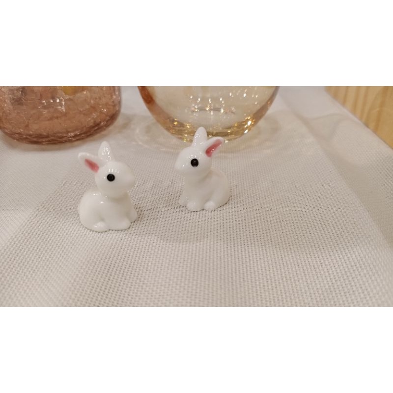Miniature white rabbit | Shopee Malaysia