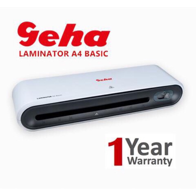 Geha Laminator A4 Basic （1 year warranty） Shopee Malaysia
