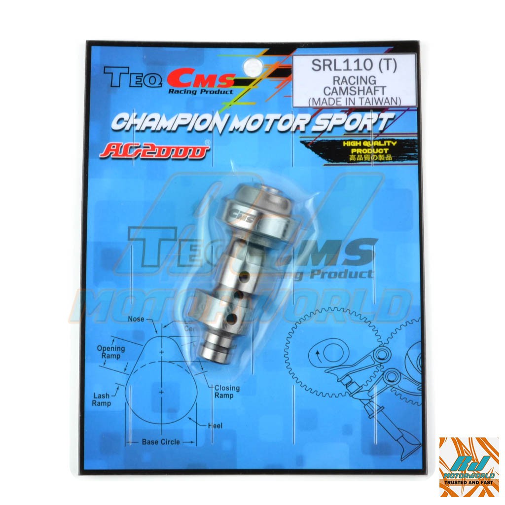 CMS Racing Camshaft SRL110 (T) (Made in Taiwan) 5.3MM | Shopee Malaysia