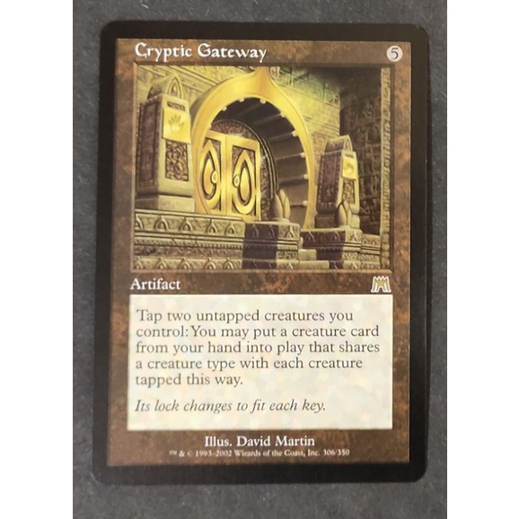 Magic The Gathering : Cryptic Gateway Rare Onslaught card. | Shopee ...