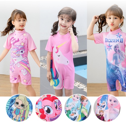 Baju Renang Budak 1-8Yrs Perempuan Swimming Suit Kids Swimsuits Girls ...