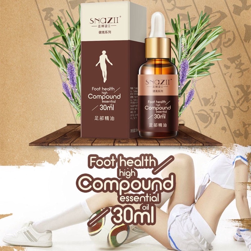Foot Health High Compound Essential Oil Height Boost Relax & Massage Oil Shopee Malaysia