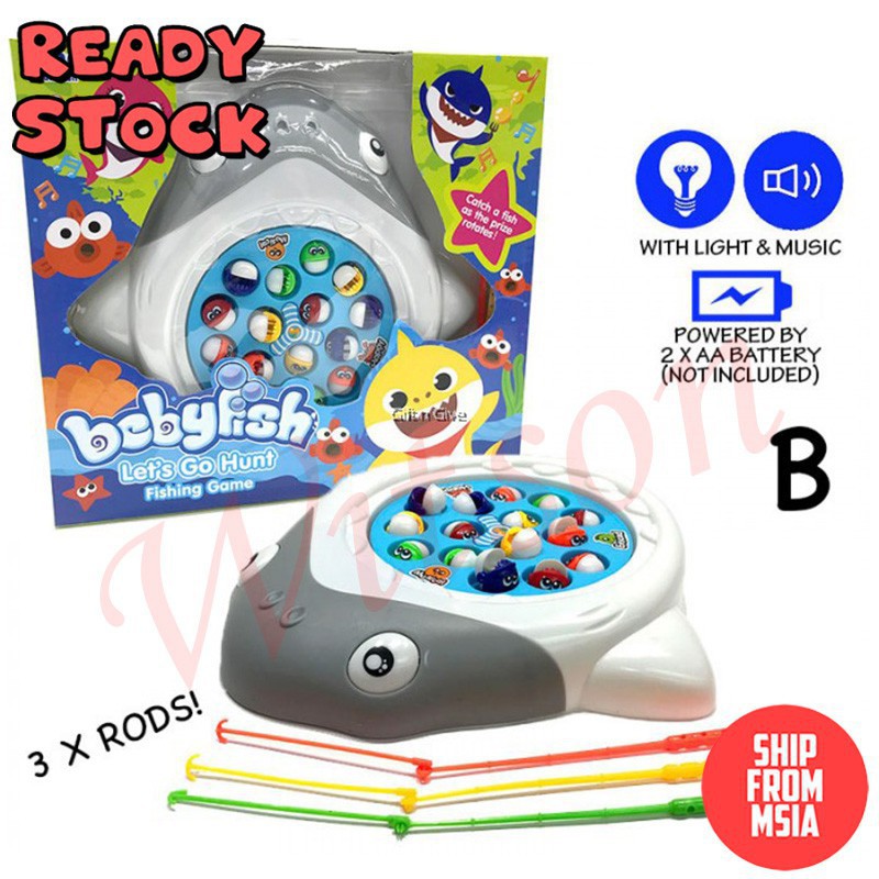 Baby Shark Fishing Game With Baby Shark Song Educational Toys (2488)