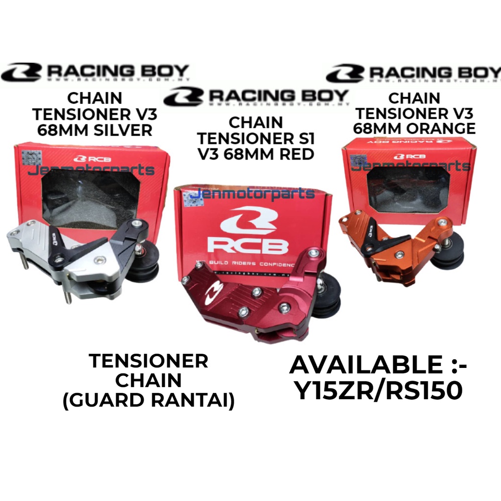 RACING BOY CHAIN TENSIONER V3 S1 SIZE 68MM Y15 RS150 CHAIN TENSIONER ...