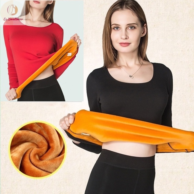 Women Winter Pullovers Thermal Underwear Tops | Shopee Malaysia