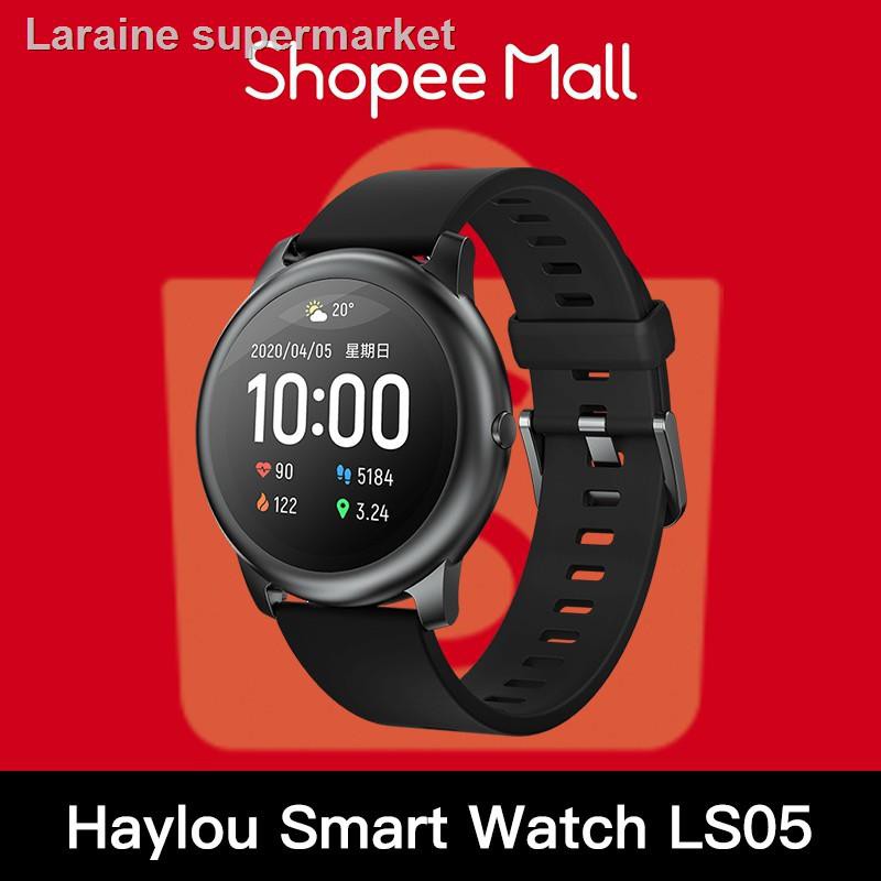 ■✟[Ready Stock]Haylou Solar LS05 /LS02 Smart Watch Sport Band Heart Rate  IP68 Waterproof Weather Fitness Tracker