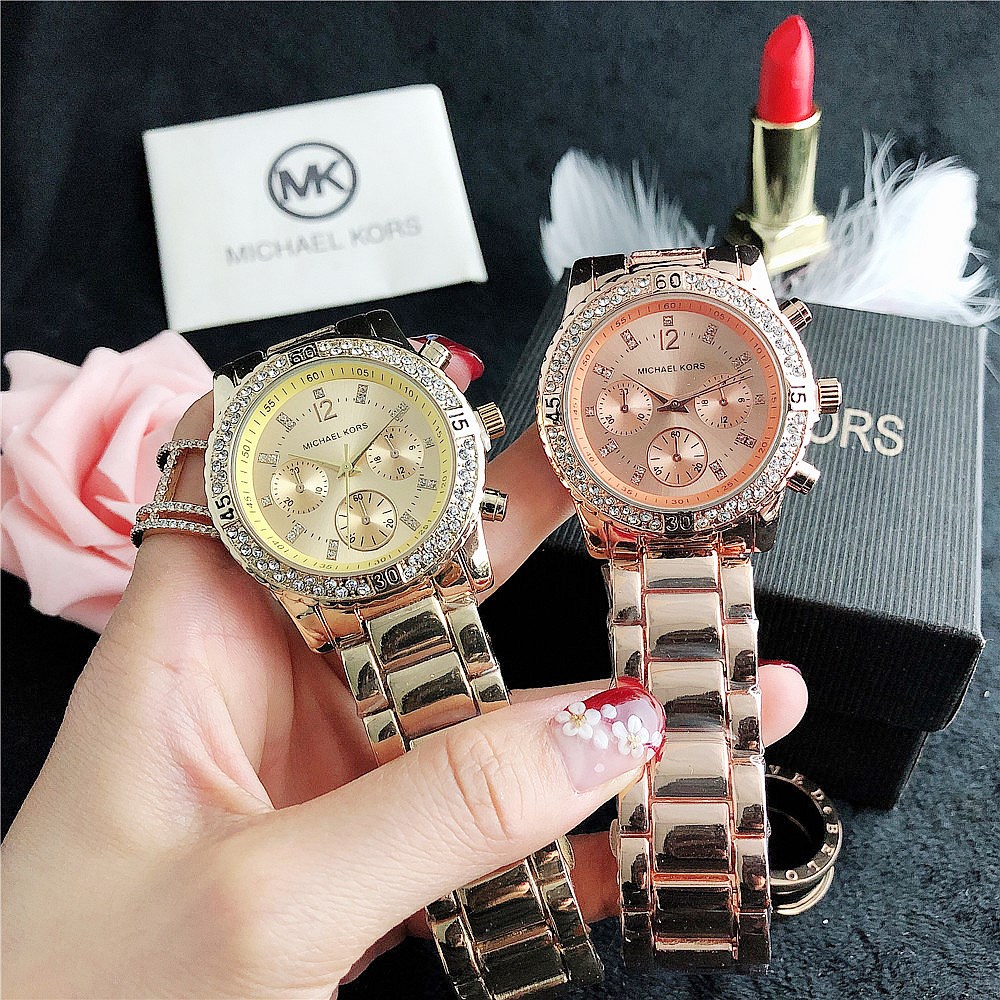 M.K Women Watch Stainless Steel Ladies Women Watches Jam Tangan Wanita Shopee Malaysia