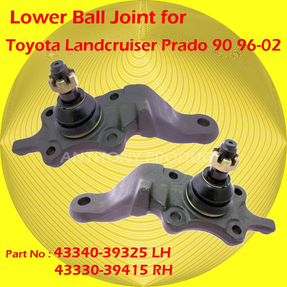 Toyota Land Cruiser Prado J90 RZJ90 RZJ95 Upper Lower Ball Joint Front