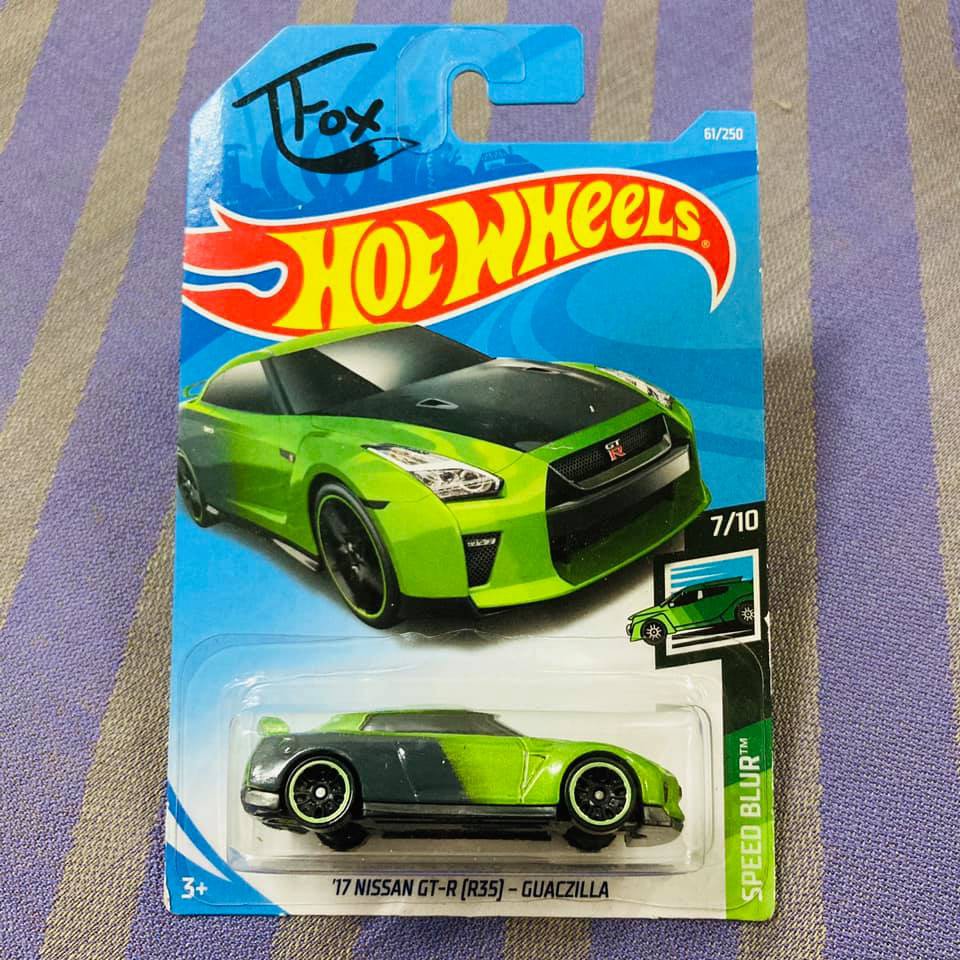 Hot Wheels 17 Nissan Gt R R35 Guaczilla Gtr Jdm Skyline Godzilla Tfox Shopee Malaysia 3363