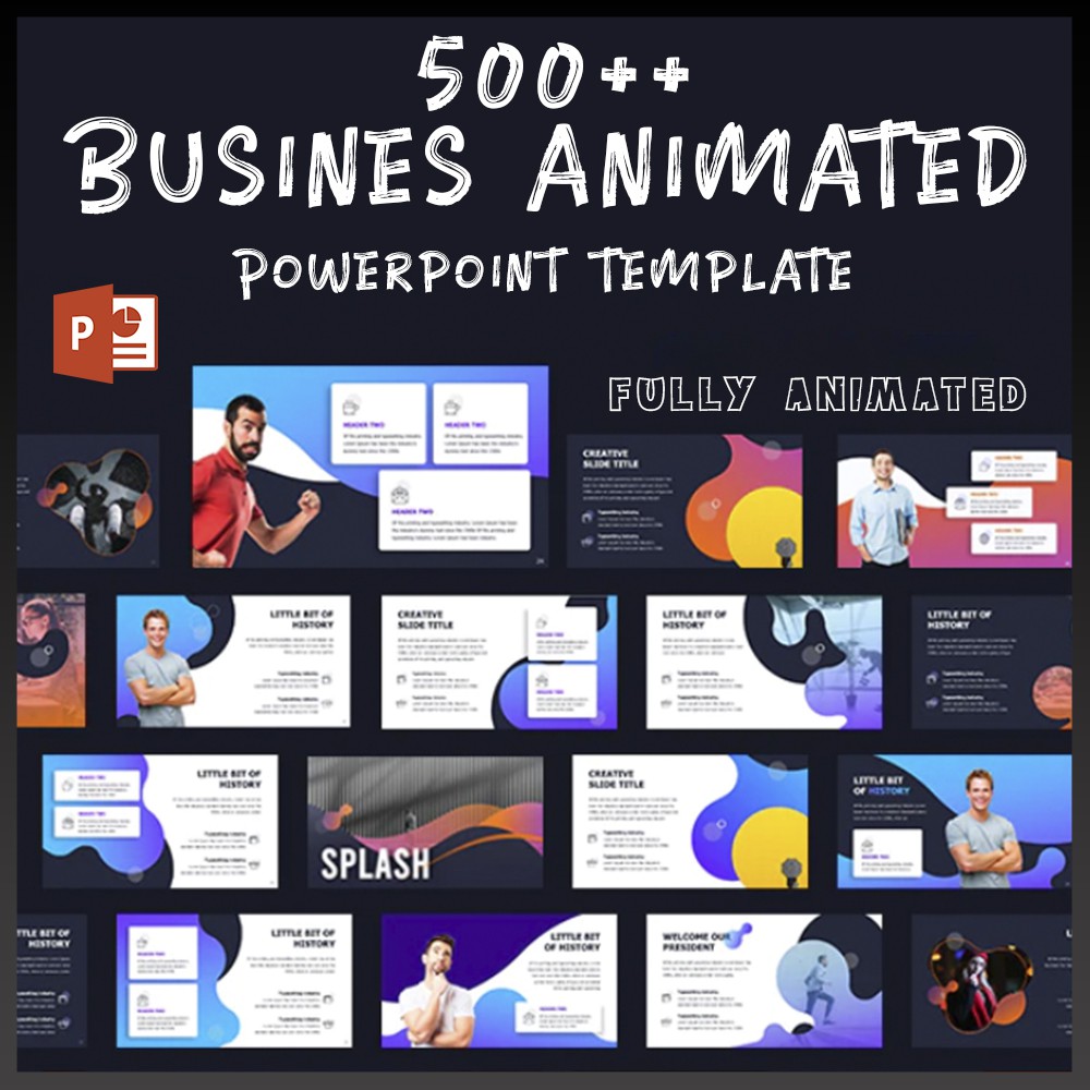 Splash Animated Business Proposal Presentation Template | Shopee Malaysia
