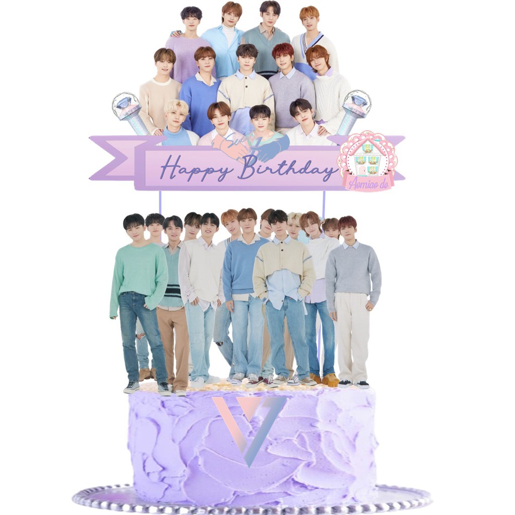 Kpop SEVENTEEN CAKE TOPPER | Shopee Malaysia