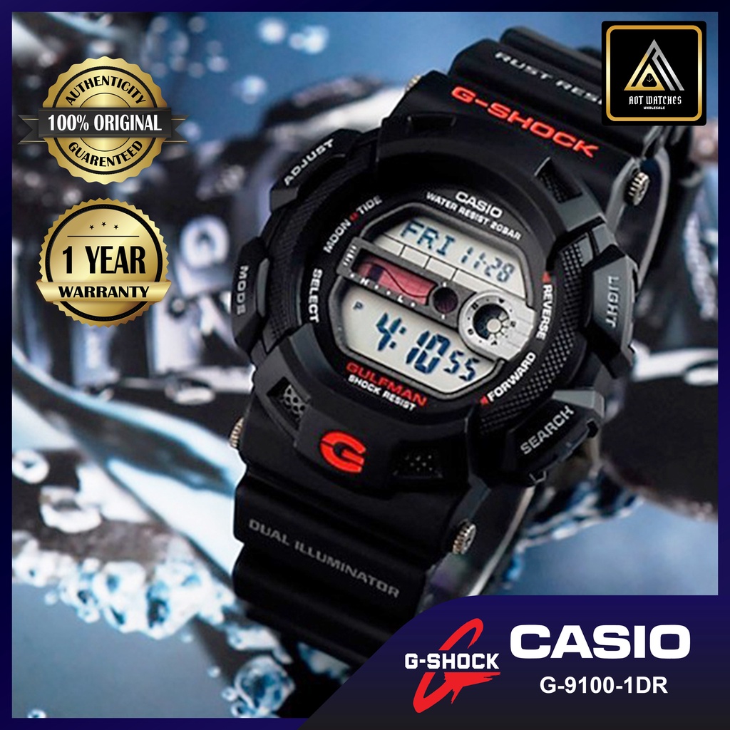 Casio G-9100-1e Men's G-shock Watch Digital Wristwatches