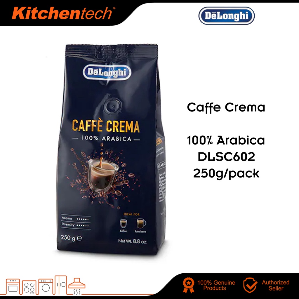 Delonghi DLSC602 Caffe Crema Whole Coffee Beans 250g All Coffee Machine Accessories