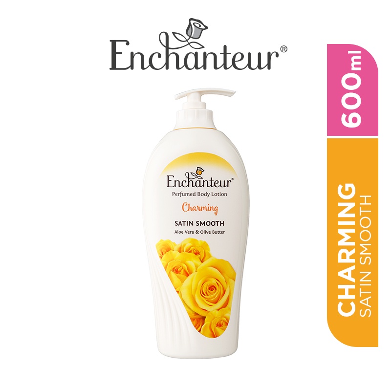 ENCHANTEUR Charming Satin Smooth Perfumed Body Lotion 600ml Shopee Malaysia