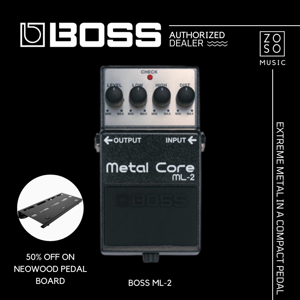 BOSS METAL CORE GUITAR EFFECT PEDAL (BOSS/ PEDAL/ GUITAR EFFECT/ METAL ...