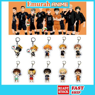 Anime Volleyball Junior Double-sided Transparent Acrylic Keychain New Style  Haikyuu!! Pendant Cosplay Exquisite Key Chain Gifts - AliExpress