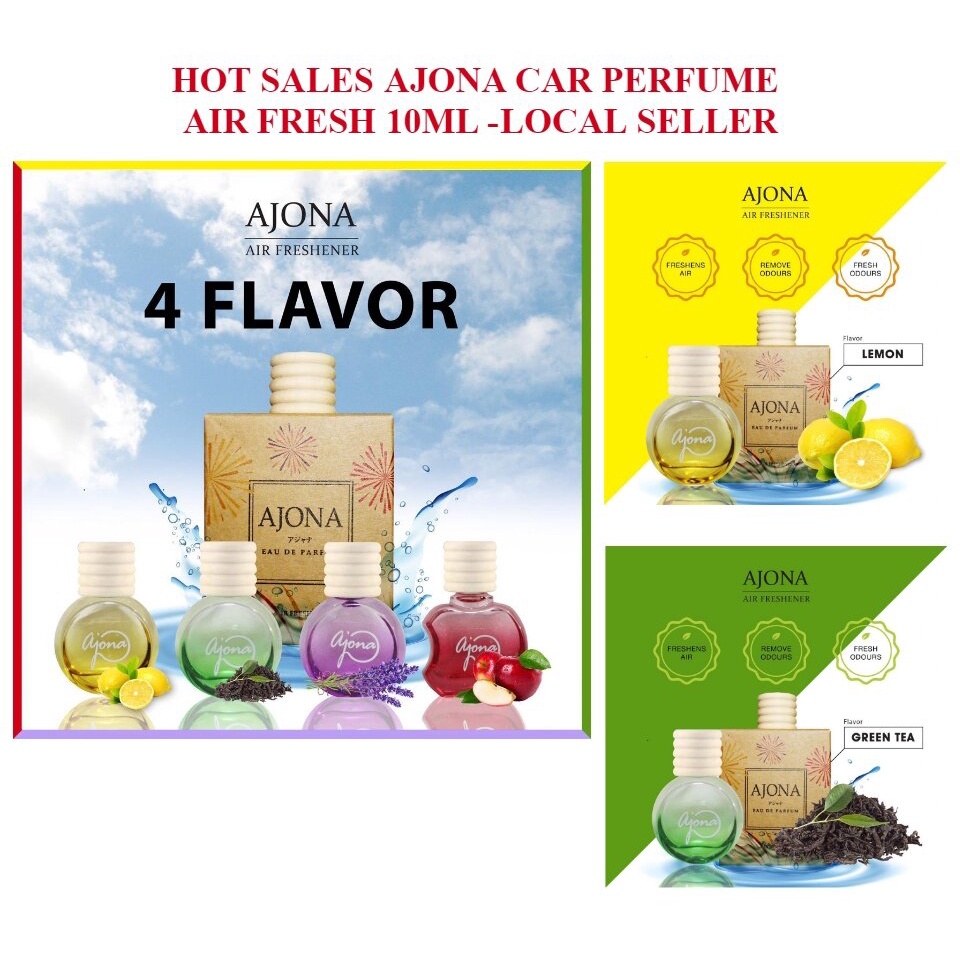 Ajona Car Room Toilet Office House Cupboard Perfume Air Freshener 10ml