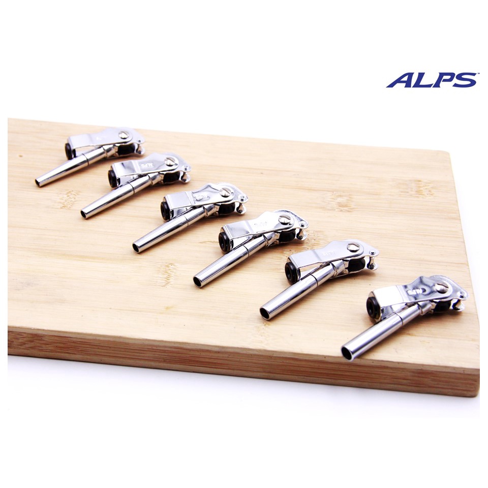 ALPS ROLLER TOP (SILVER), SWIVEL TIP ROLLER GUIDE, SALTWATER BOAT ROD ...