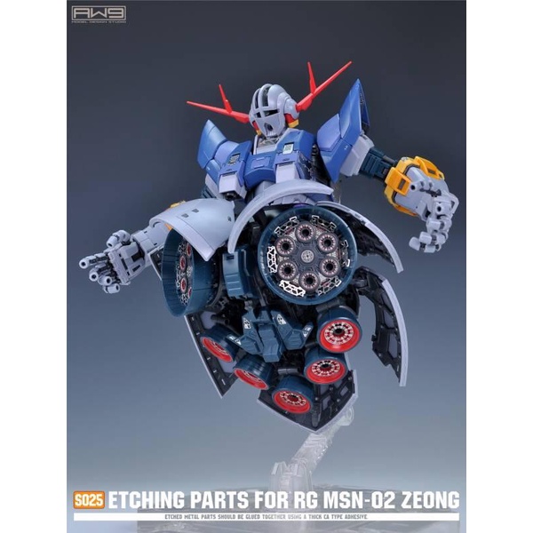 [Artisan Model] Steel Soul AW9 S25 RG ZEONG Metal Etching Sheet with ...