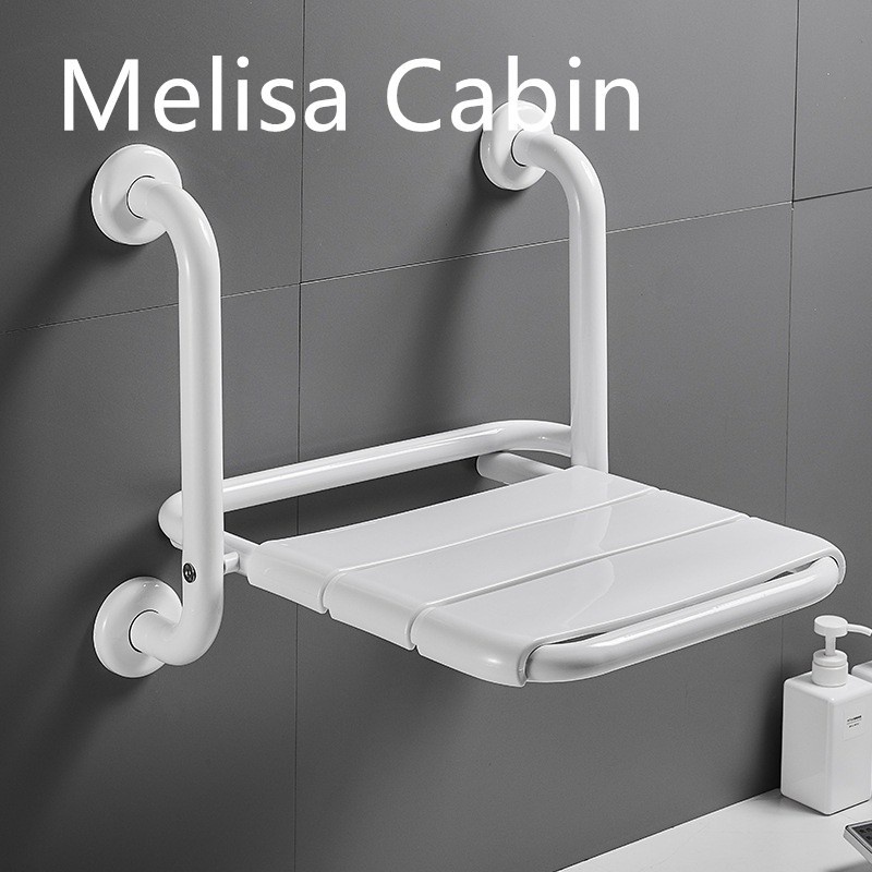 【MC】Bathroom folding seat toilet handrail elderly safety anti slip wall