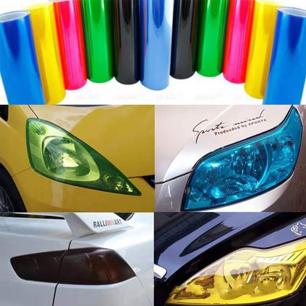 Car Headlamp Headlight Tail Fog light Auto Smoke Tint Vinyl Film Sheet ...