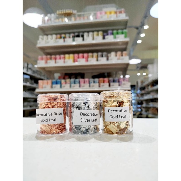 Decorative Gold Flake Edible Gold / Rose Gold/ Silver Flake Food