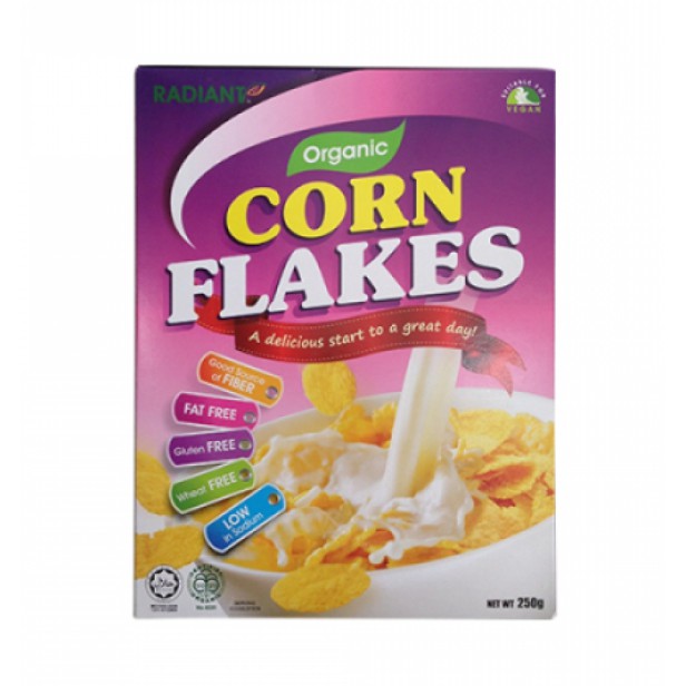 Radiant Organic Corn Flakes Gluten Free 250g Shopee Malaysia