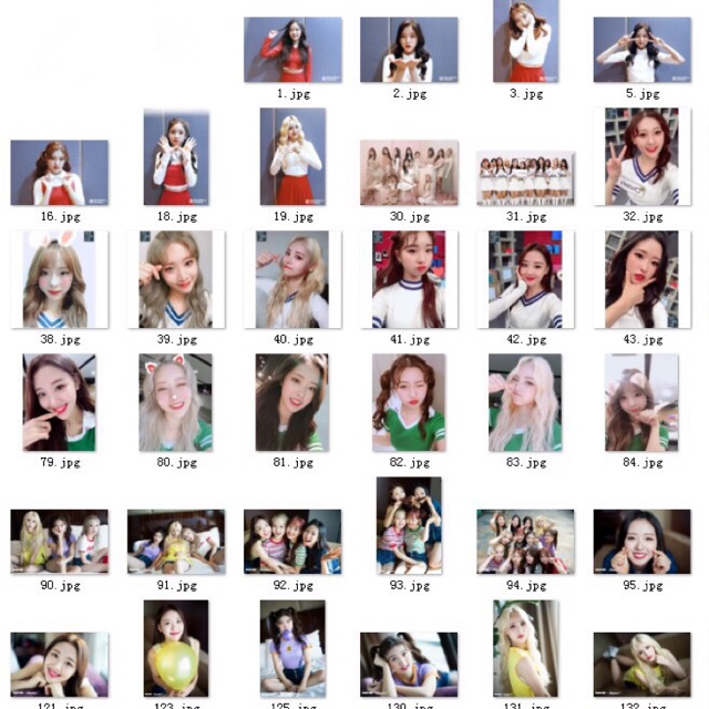 Lomo Card Kpop Loona Kpop, Loona Kpop Photo Cards, Photo Album Cards