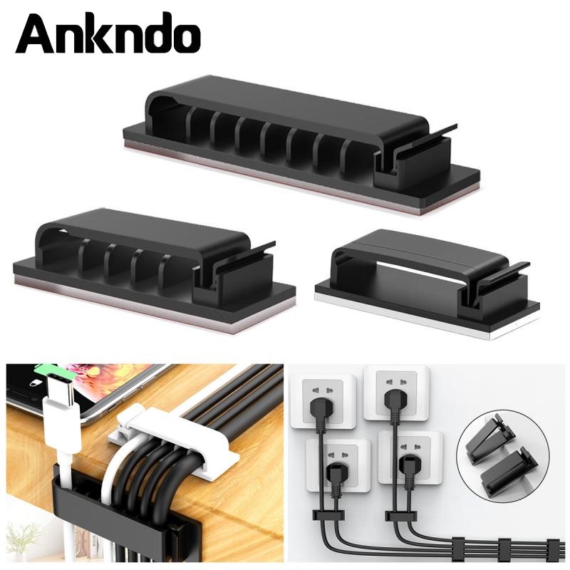 Ankndo Winder Cable Holder Cable Organizer Clips Cable Clamp Cord